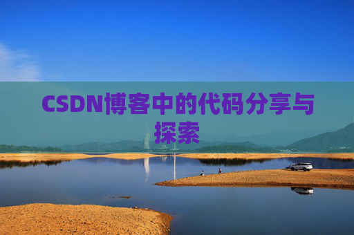 CSDN博客中的代码分享与探索